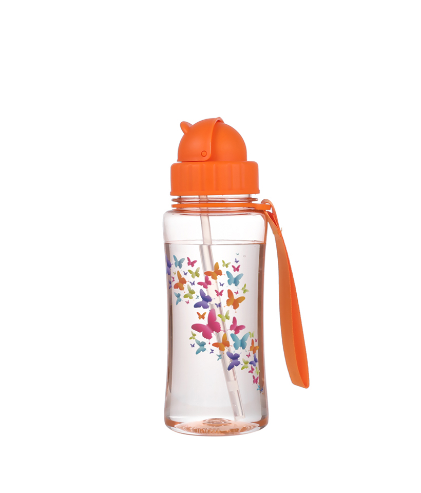 460 ml fără BPA, rezistent la picături, durabil, igienic și rezistent la praf, ușor de transportat Tritan Kids Bottle