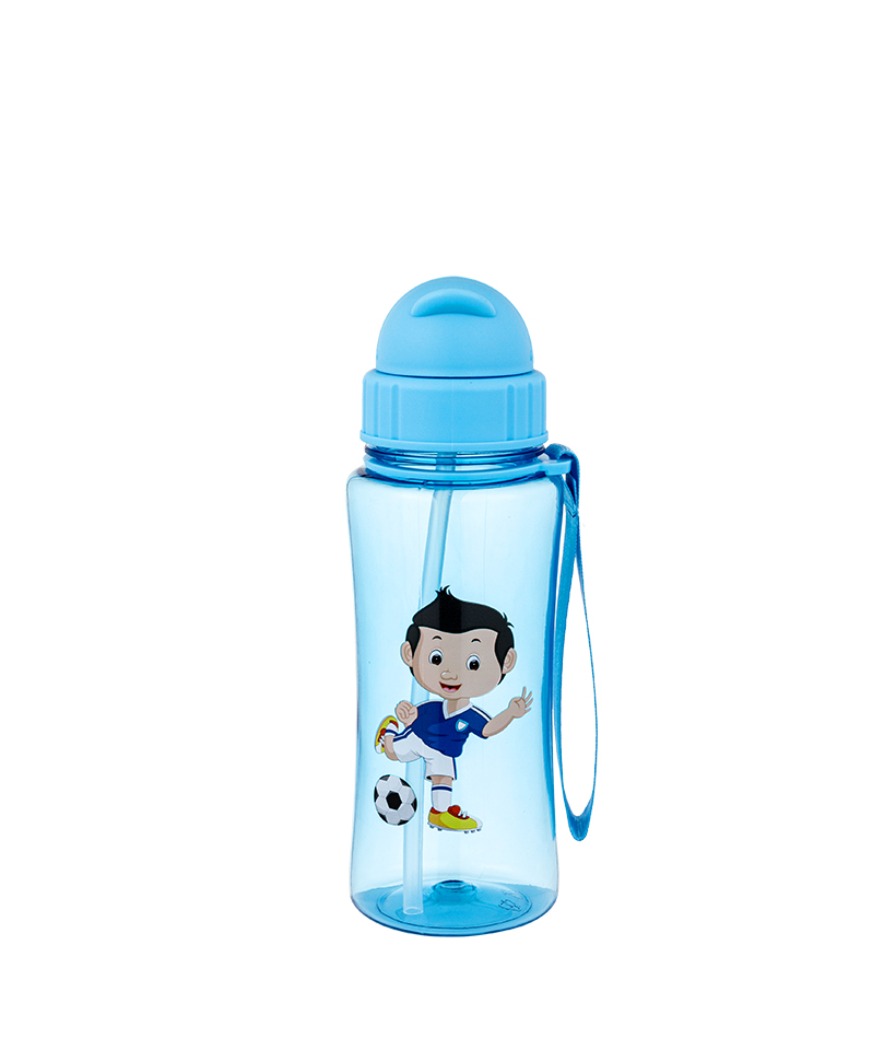 460 ml fără BPA, rezistent la picături, durabil, igienic și rezistent la praf, ușor de transportat Tritan Kids Bottle