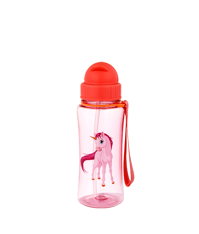 460 ml fără BPA, rezistent la picături, durabil, igienic și rezistent la praf, ușor de transportat Tritan Kids Bottle