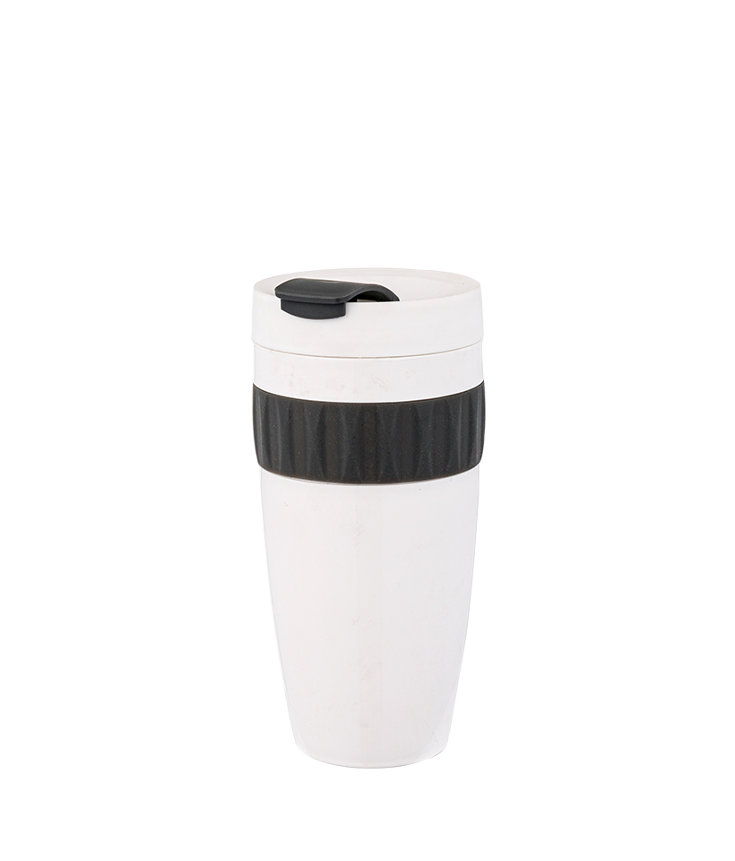 Cana de cafea Flip Top PP de calitate alimentară de 415 ml